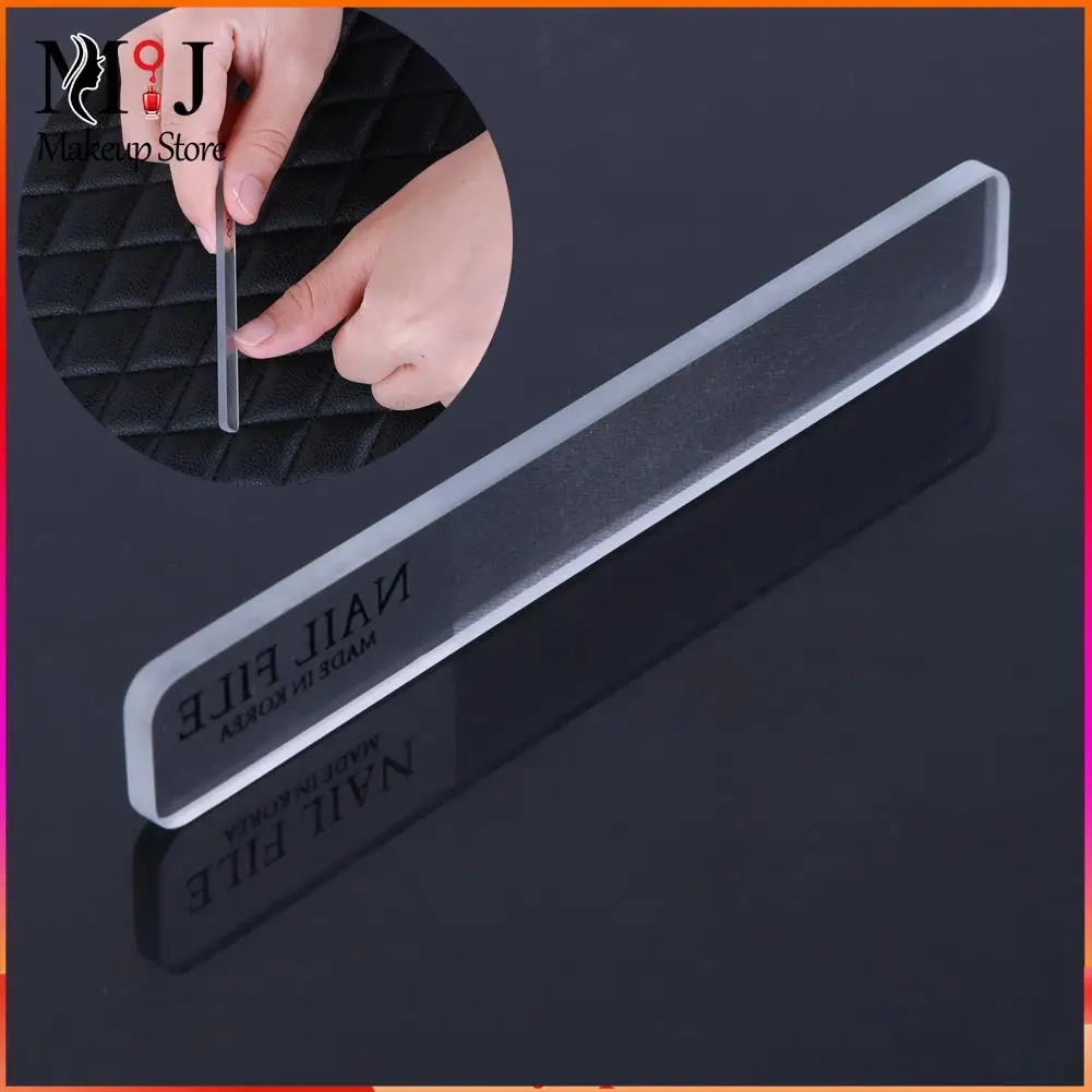 

Fashion Durable Nano Glass Nail File Manicure Polishing Tool Printed Handle Manicure Tools