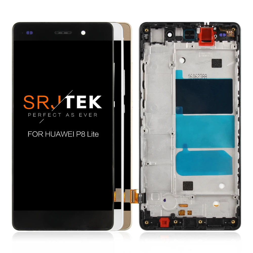 5 дюймовый ЖК-дисплей для Huawei P8 Lite дисплей с сенсорным экраном дигитайзер