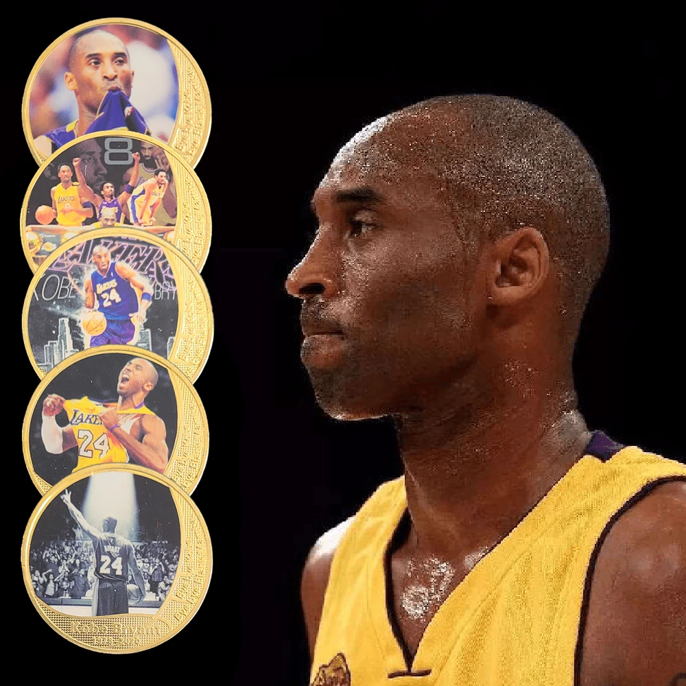 

Commemorative Gold Coin Kobe Bryant Souvenir Coin Home Decor Gift Best Collection for KOBE Fans