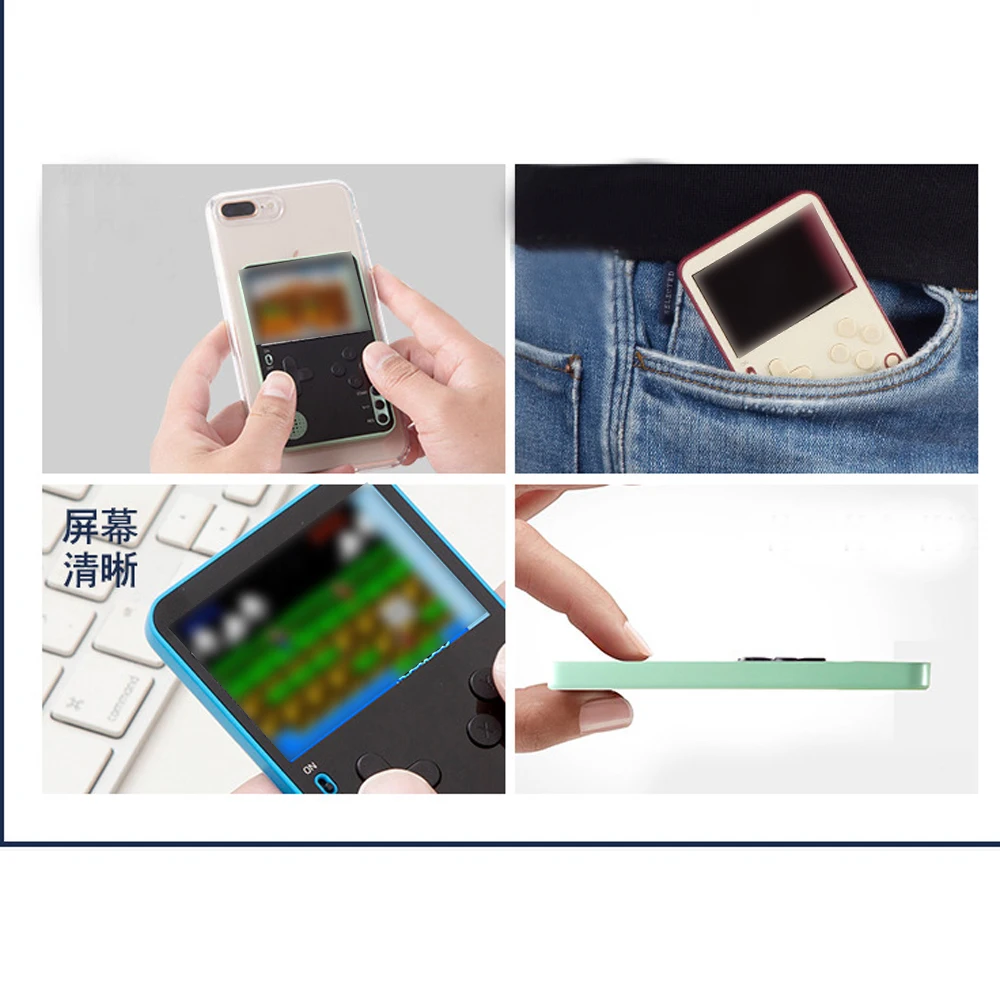 Портативная игровая консоль K10 500 встроенных классических ретро-игр карманные