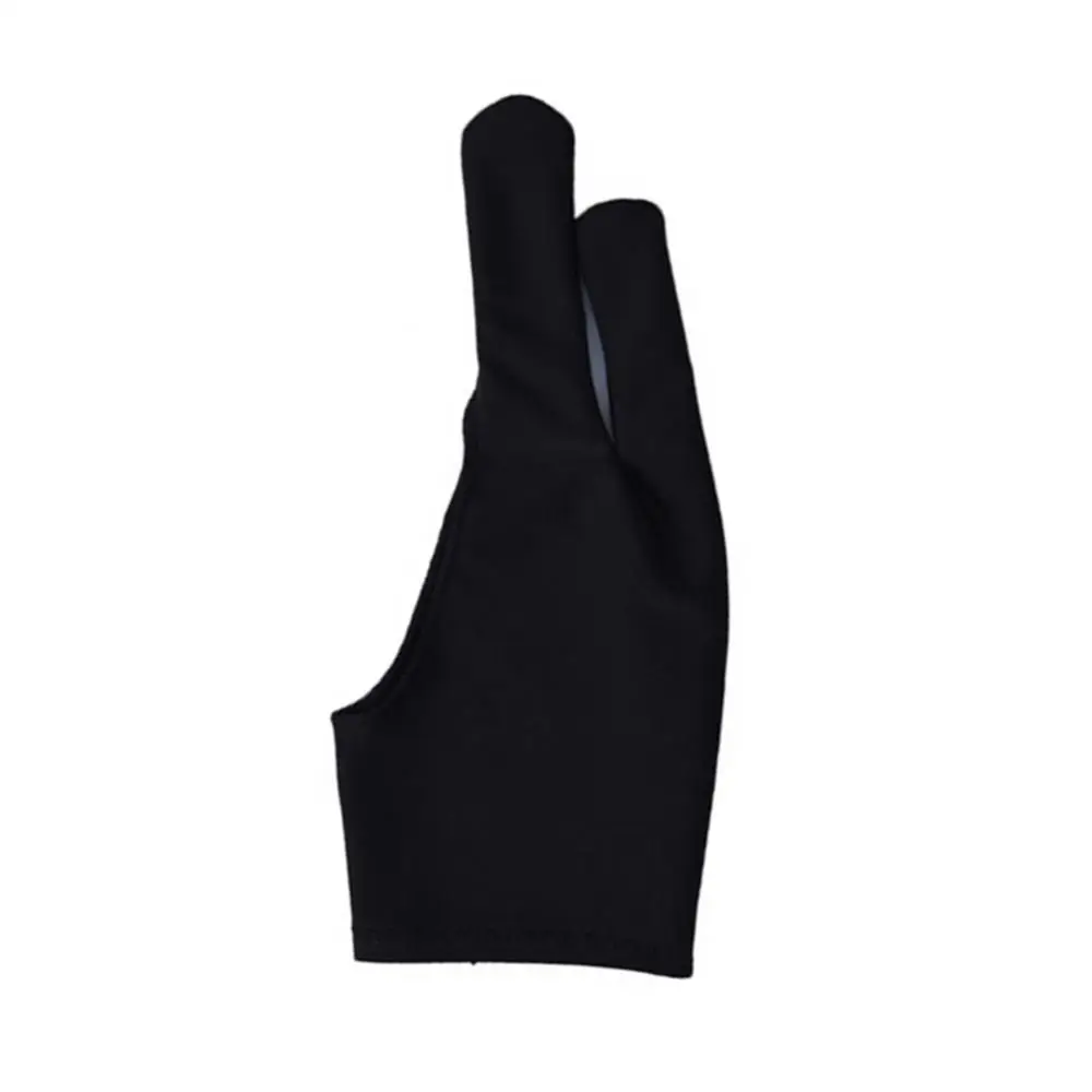 

Black 2 Finger Anti-fouling Glove,both For Right And Left Hand Artist Drawing For Any Graphics Drawing Tablet