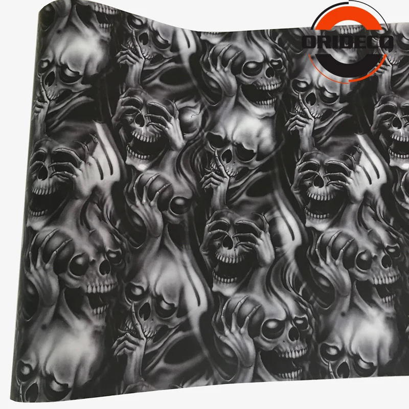 Виниловая пленка с черепом и граффити 2019|Наклейки на автомобиль| |