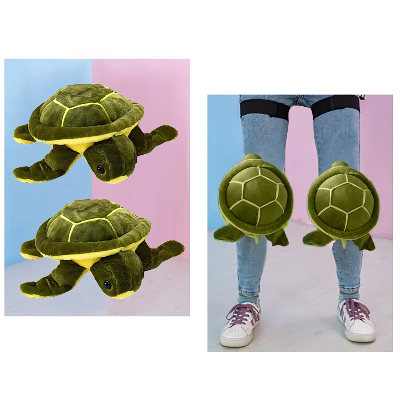 

Cartoon Ski Thicken Plush Knee Pads Winter Cute Hip Pad Fall-Proof Protective Gear Outdoor Sport Props For Adult Children Skiing