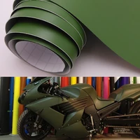 matte vinyl wrap car sticker army green car styling film with air bubble free 30cm 40cm 50cm