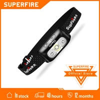 фонарик Налобный фонарь SupFire HL05 фонарик налобный, светодиодный, с датчиком движения, зарядка от USB, для кемпинга, рыбалки, велосипеда налобны...