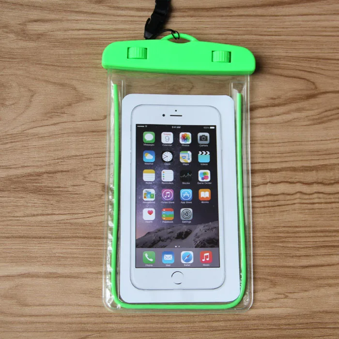 

Mobile phone waterproof bag Swimming phone waterproof case Luminous waterproof bag clear bag