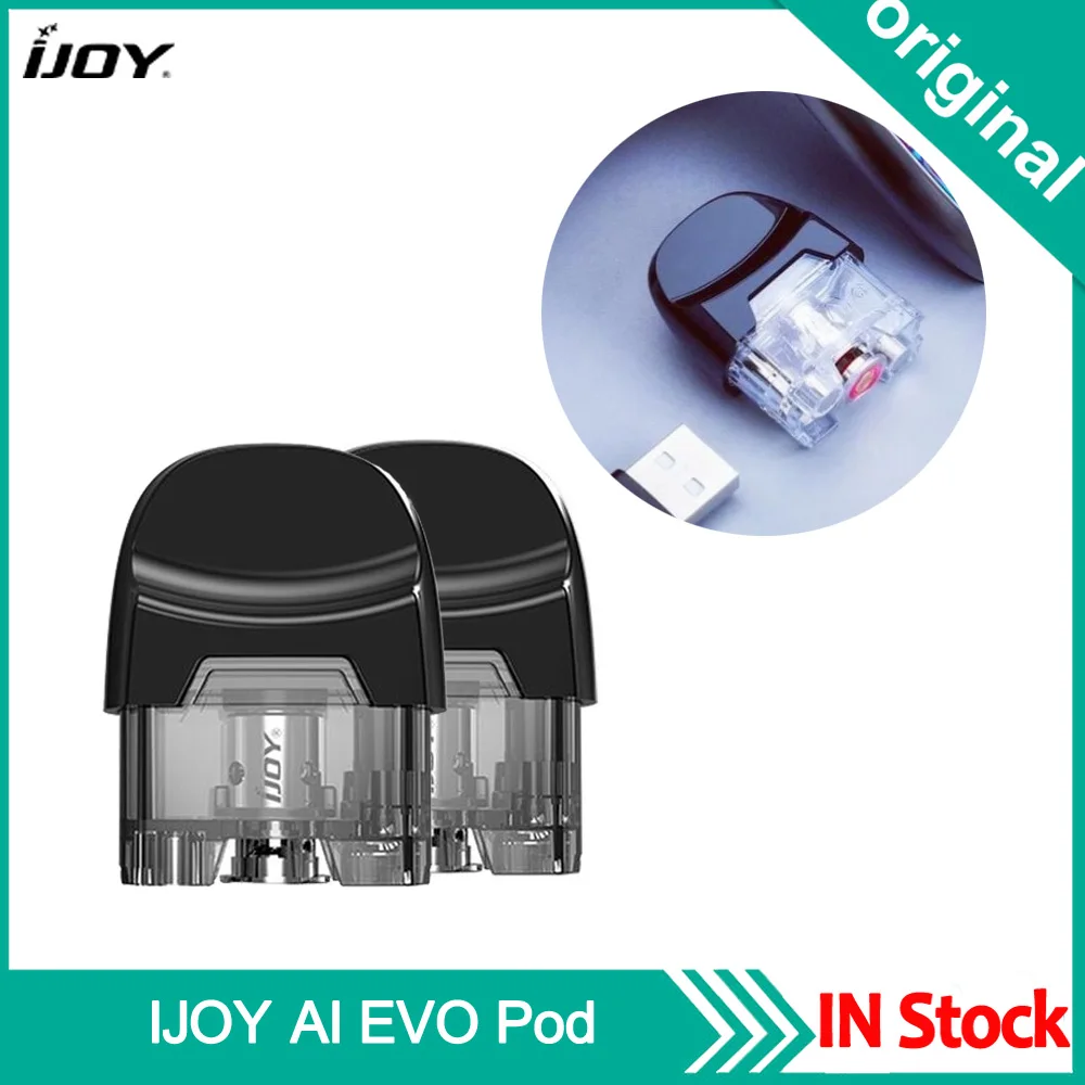 

Оригинальный картридж IJOY AI EVO емкостью 2,8 мл, сменный картридж для электронной сигареты, для набора электронной сигареты IJOY AI EVO