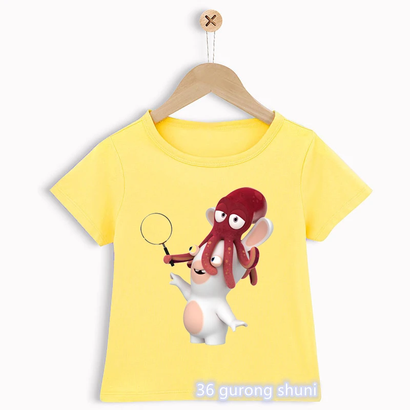 Футболки для мальчиков забавная футболка с мультяшным принтом игровых игр в