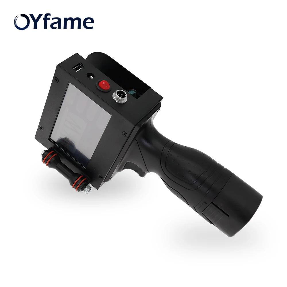 OYfame портативный принтер портативный сенсорный экран мини принтер для картонной бумаги пластик дерево металл qr-код этикетки струйный принтер