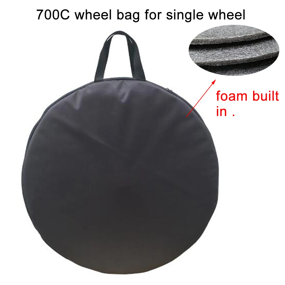 Чехол для велосипедного велосипеда solo wheel bag 700C 72 см из пены, встроенный чехол для хранения велосипеда, чехол для переноски для велосипедного транспорта, сумка для путешествий, чехол