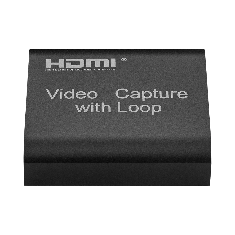 Карта видеозахвата 4K совместимая с HDMI аудиовыход 3 5 мм микрофон коробка для