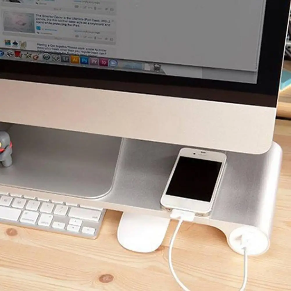 Подставка для монитора компьютера с двухсторонней USB-подставкой | Компьютеры и