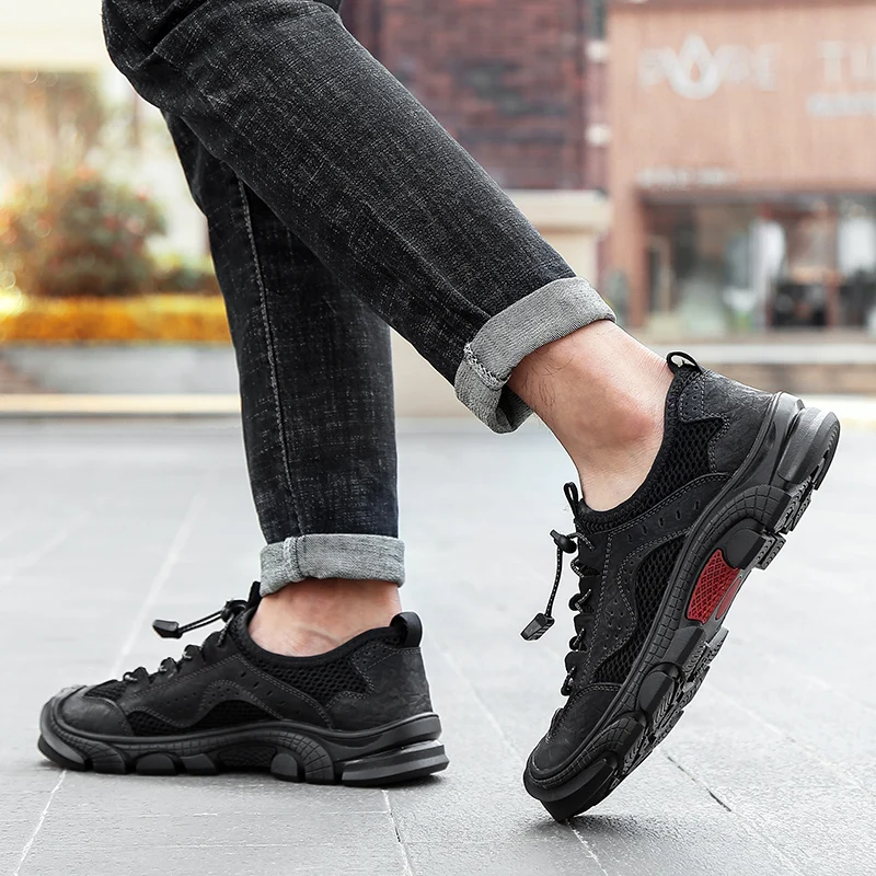 

Summer Sneakers Men Summer Men Fashion 2020 Shoes Men's Sneakers Breathable Zapato Hombre Verano Sandals Casual Mesh