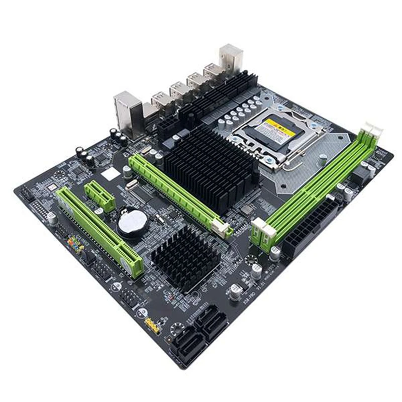 Материнская плата X58 LGA 1366 Поддержка DDR3 ECC Память RAM и Xeon настольная Серверная