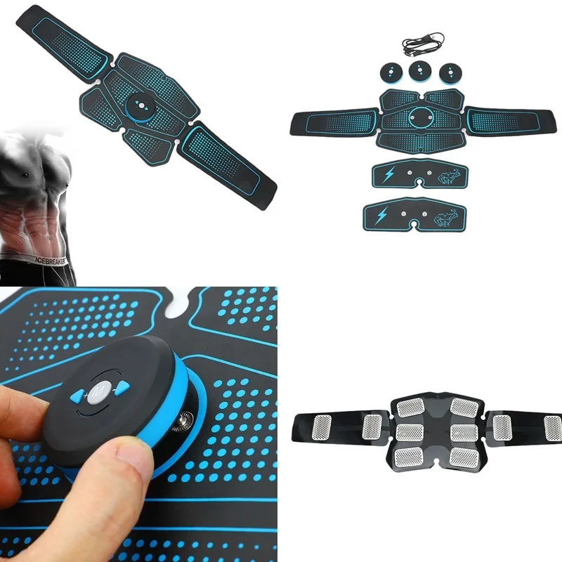 Электрический тренажер для мышц брюшной полости стимулятор живота домашнего