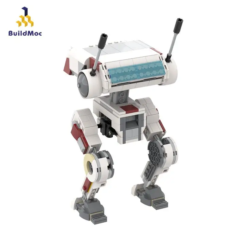 

Buildmoc Movie Figures Fallen Order BD-1 Intelligent Robot MOC DIY Assembly Building Block Bricks Technical Toy For Boy kid Gift