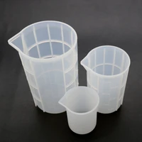 silicone measuring cup tools for uv resin epoxy molding silicone dispensing cup dispensing cups 100ml 300ml 750ml