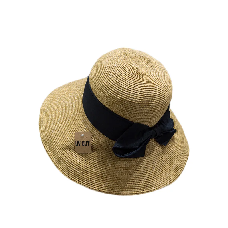 

Summer Hat for Women Beach Sun Hat Straw Hat Panama Fedora Cap Wide Brim UV Protection Summer Cap for Female