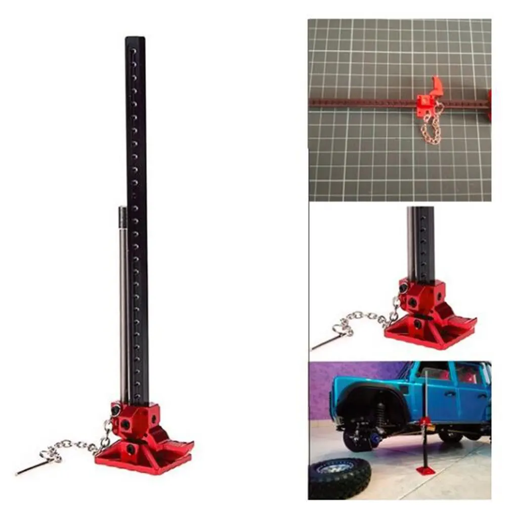 

RC Rock Crawler 1:10 Accessories Slideable Metal Jack Tool for Axial SCX10 Tamiya CC01 RC4WD D90 D110 TF2 RC Truck Car Parts