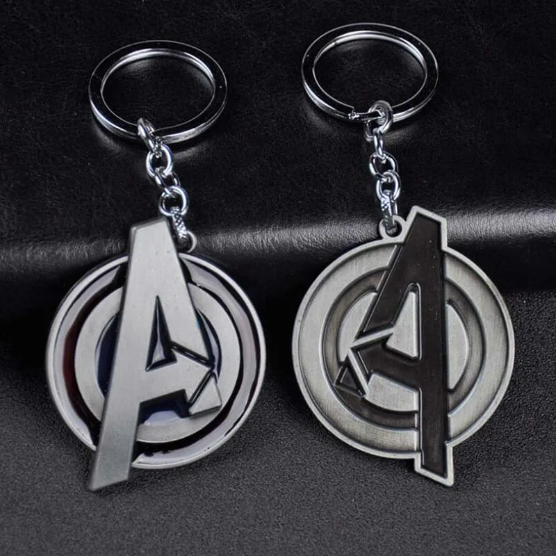 10 шт./партия модные ювелирные изделия брелок Супергерой Комиксов Marvel Капитан Америка логотип Мстители брелок для мужчин аксессуары