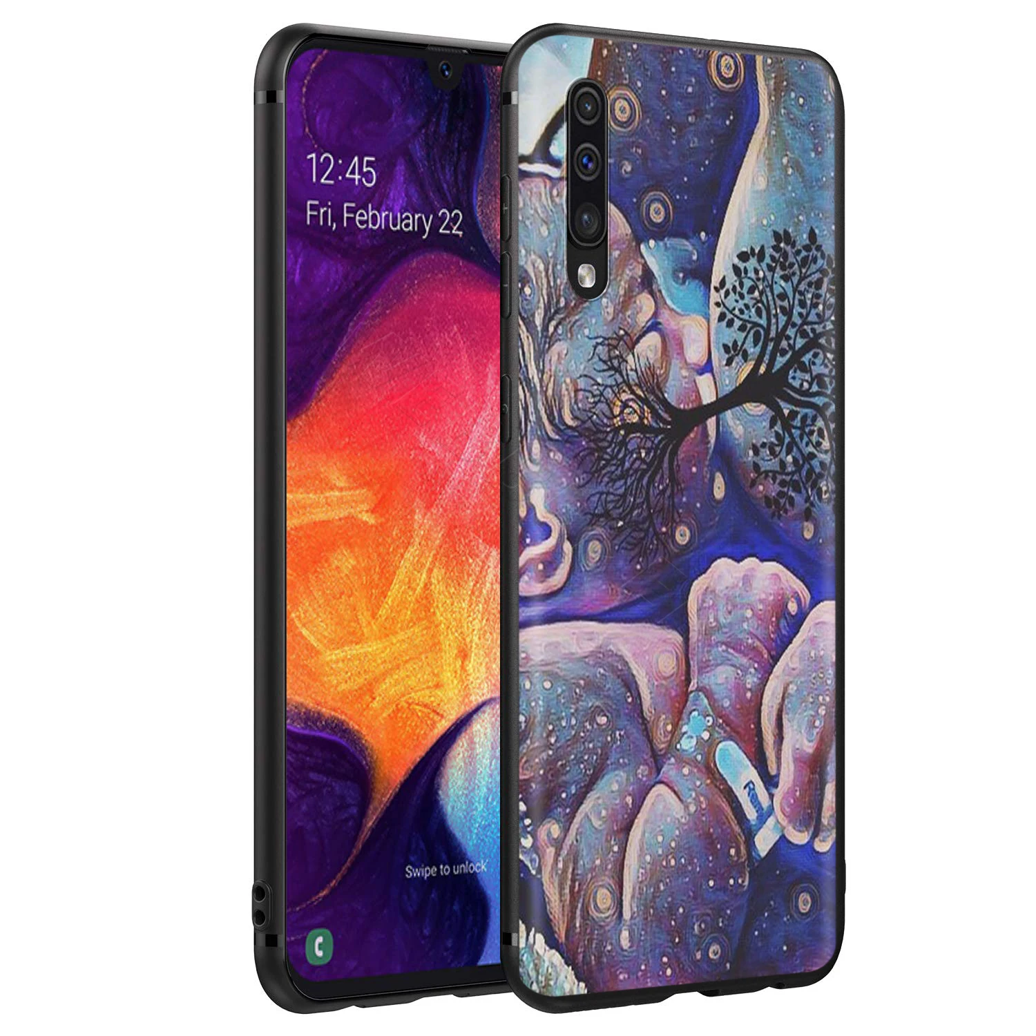 Webbedepp чехол с рисунком дерева жизни для Samsung Galaxy A3 A5 A6 Plus A7 A8 A9 J6 M20 A10S A20S A30S A40S