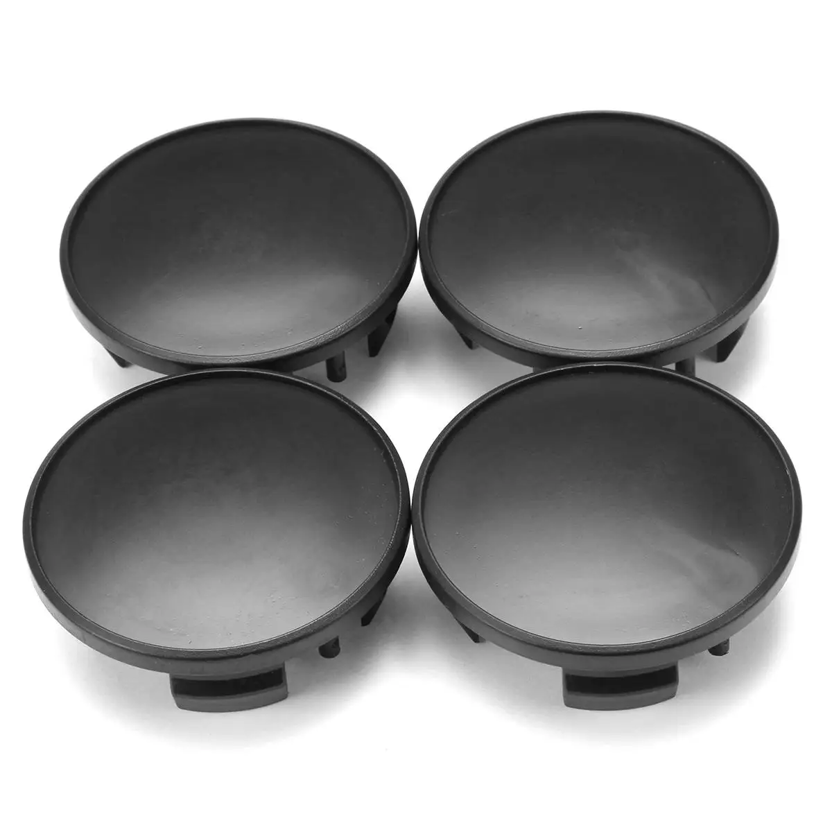 4 шт. черные пластиковые автомобильные эмблемы 54 мм колпачки для центральной