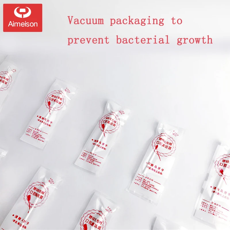 Очиститель ротовой полости для новорожденных 30 шт. Мягкая зубная щетка детей 0 3