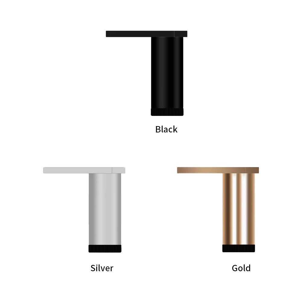 

4pcs/pack TV Cabinet Aluminum Alloy Home With Screws Bed End Table Floor Protector Worktop Adjustable Height Furniture Leg Sofa
