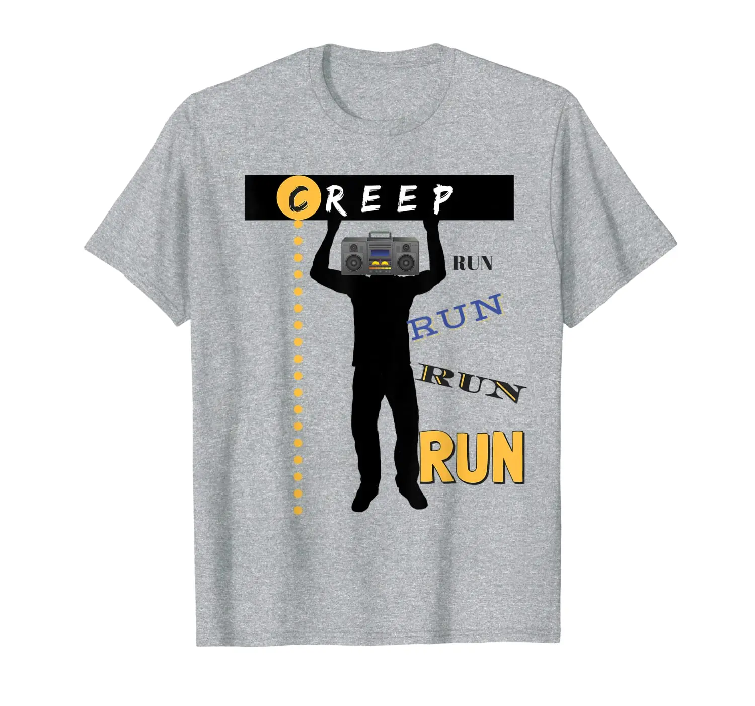 

В стиле Харадзюку Run пробег 90s футболка с изображением