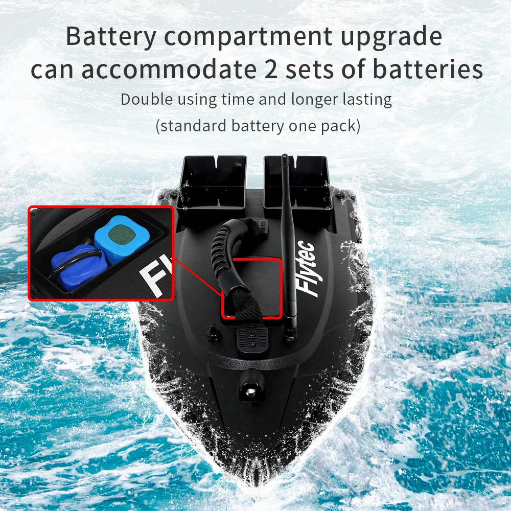 Рыболовная лодка Flytec 2011-5 поколения на радиоуправлении игрушечная с приманкой