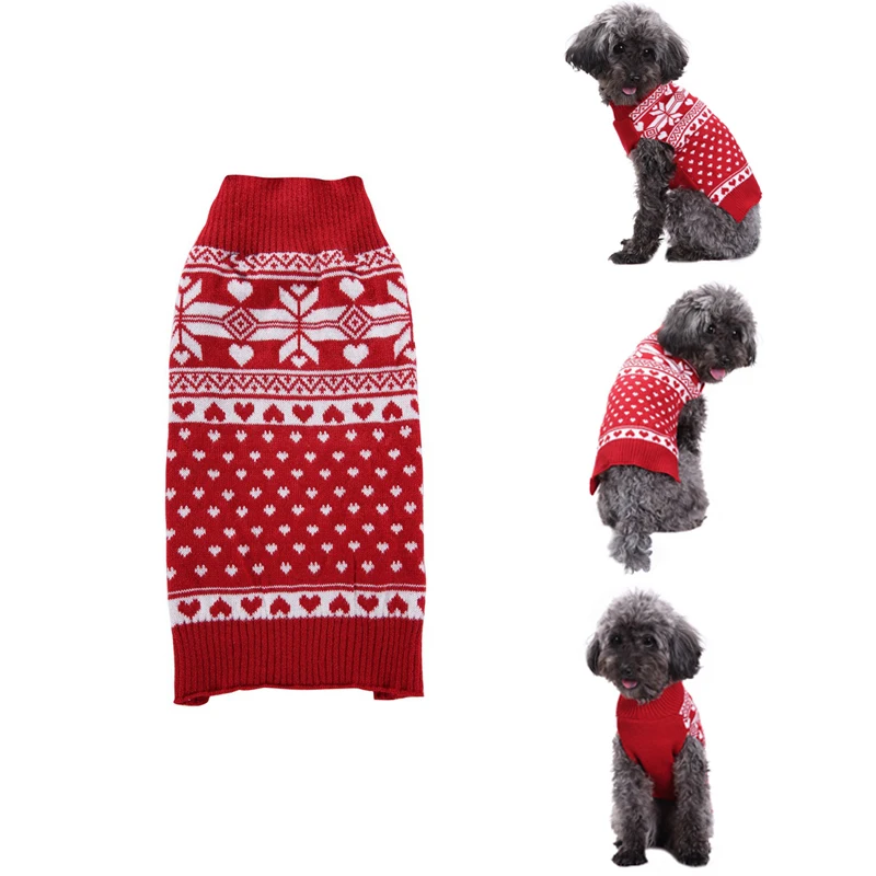 Рождественский свитер с собакой снежинка красный Рождественская куртка таксой