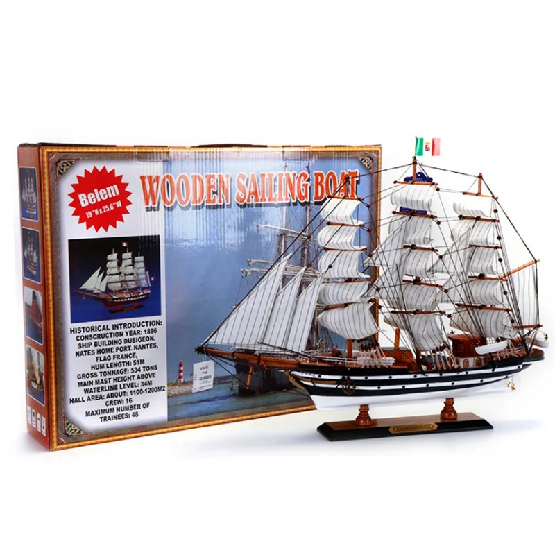 LUCKK Новый AMERIGO VESPUCCI Парусная модель лодки 3D деревянная сборка Zeilboot для украшения