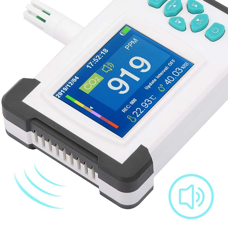 

Carbon Dioxide Detector CO2 Meter Tester Air Quality Detector with Storage Case Co2 Detector Co2 Sensor Monitor