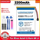 Аккумулятор LOSONCOER 2200 мАч 404564 для iRiver Astell  Kern AK JR MP3 MP4 AK jr HIFI