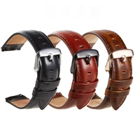 quick release watchband 18mm 20mm 22mm retro genuine leather matte watchbands watch strap band belt with stainless buckle