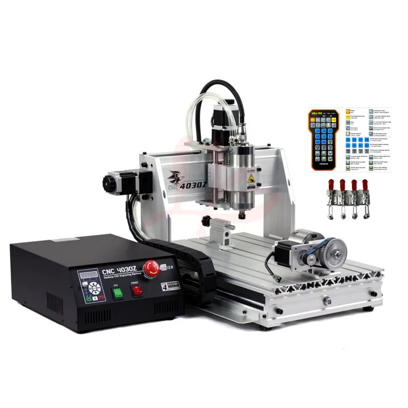 YOOCNC 4030 Фрезерный станок с ЧПУ 1500 Вт 3040 кВт шпиндель водяным охлаждением USB