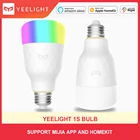 Умная Светодиодная лампа YEELIGHT, 1S, Wi-Fi, с регулируемой яркостью, 60 Вт, эквивалент 10 Вт, E27, управляемый смартфоном, совместима с Google и Apple Homekit