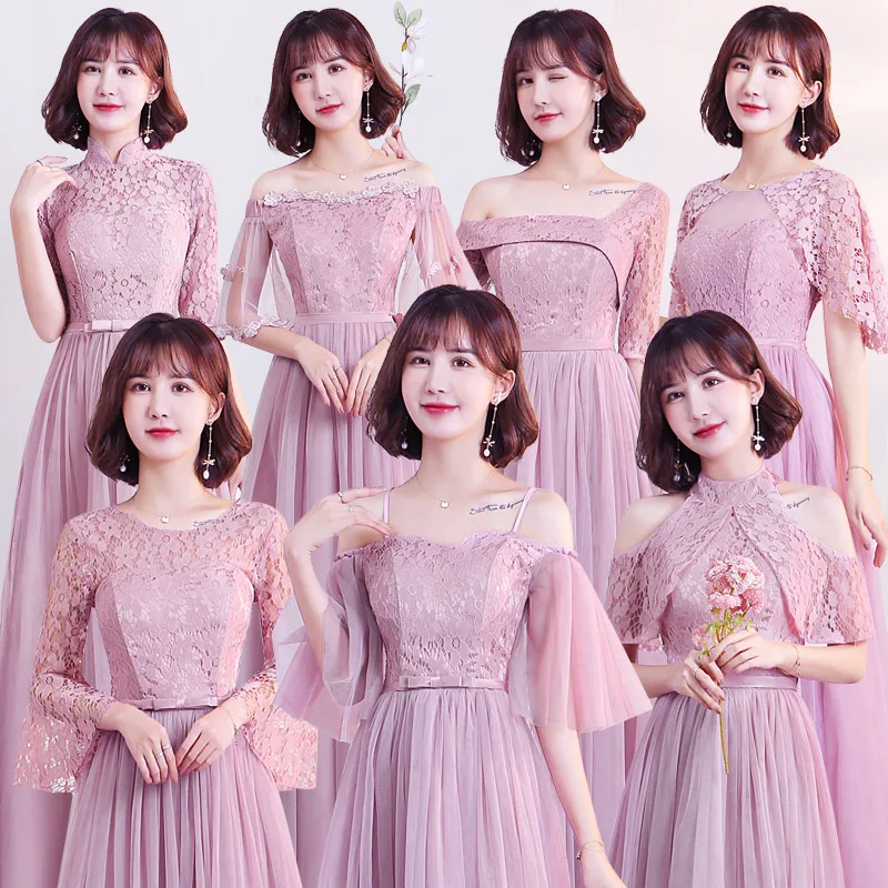 Длинное платье для свадебной вечеринки женщин серый плюс размер элегантные