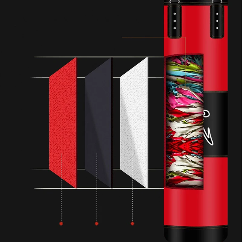 Груша боксерская пустая для кикбоксинга тяжелая тренировочная сумка из