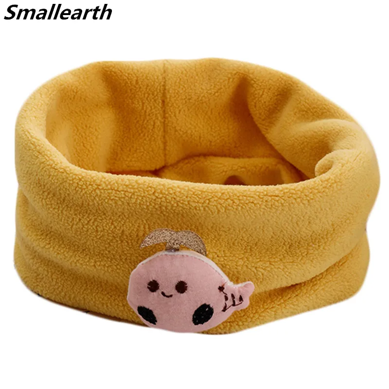 

New Autumn Winter Children Plush Scarf Baby Kids Warm Neck Scarf Child Collar Boys Girls Velvet Scarves O Ring Magic Neckerchief