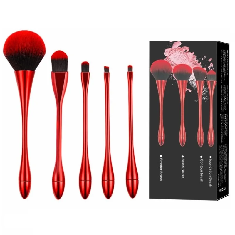 Набор кистей для макияжа пудра румяна тени век консилер Кисть губ косметика