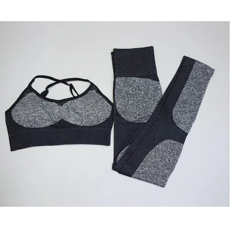 

2pcs Sports Bra And Leggings Energy Seamless Yoga Set for Women Tracksuit Workout Gym Suit FitnessYoga Clothing Leggings Sets
