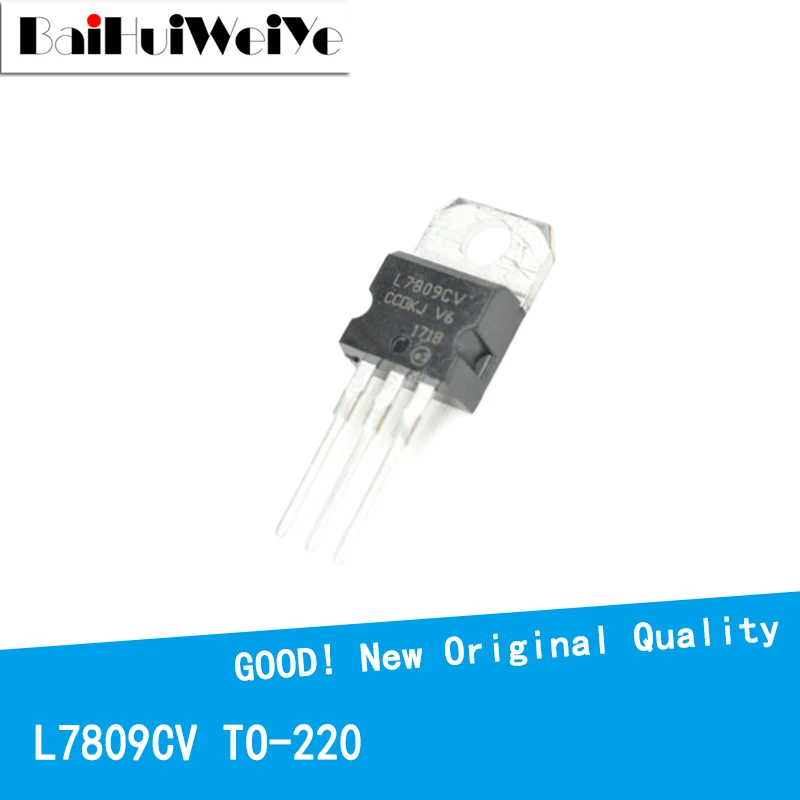 

10PCS/LOT L7809 L7809C L7809CV 1.5A/9V TO-220 New and Original IC Chipset MOSFET MOSFT TO220 Three-Terminal Voltage Stabilizer