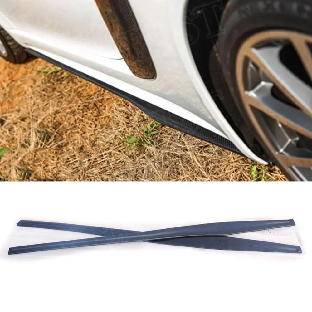 Боковые бамперы из углеродного волокна боковые юбки удлинители Стайлинг