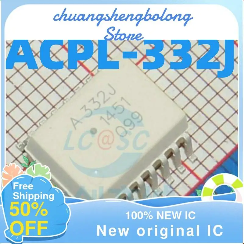 

10-200PCS ACPL-332J A332J SOP16 HCPL-332J IGBT New original IC