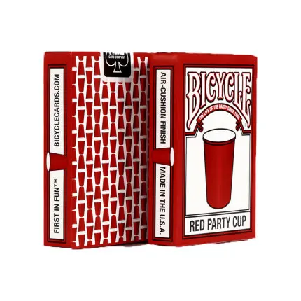 

Bicycle Red Plastic Cup Playing Cards USPCC Collectible Poker Magic Card Games Magic Tricks Props for Magician