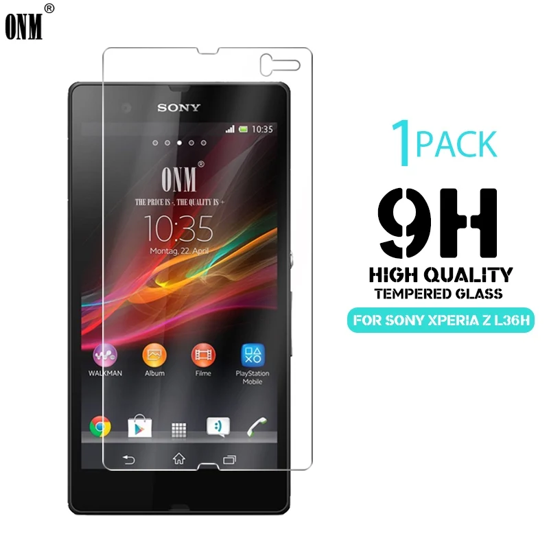 2.5D 0,26 мм 9H Премиум Закаленное стекло протектор экрана для sony Xperia Z L36h C6603 C6602 закаленное защитное стекло