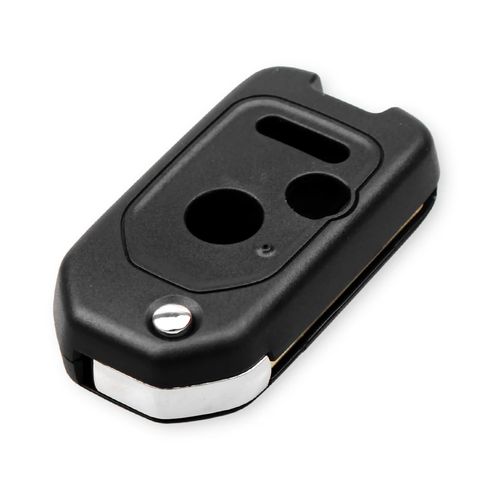 

KEYYOU 10pcs Modified Remote 2/3/4 Button Flip Folding Car Key Shell Case Cover For Honda CRV Accord Civic Odyssey Fit