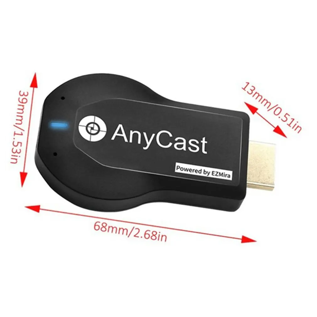ТВ-флешка 1080P беспроводной Wi-Fi дисплей ТВ-приемник для Anycast M2 Plus Airplay совместимый с