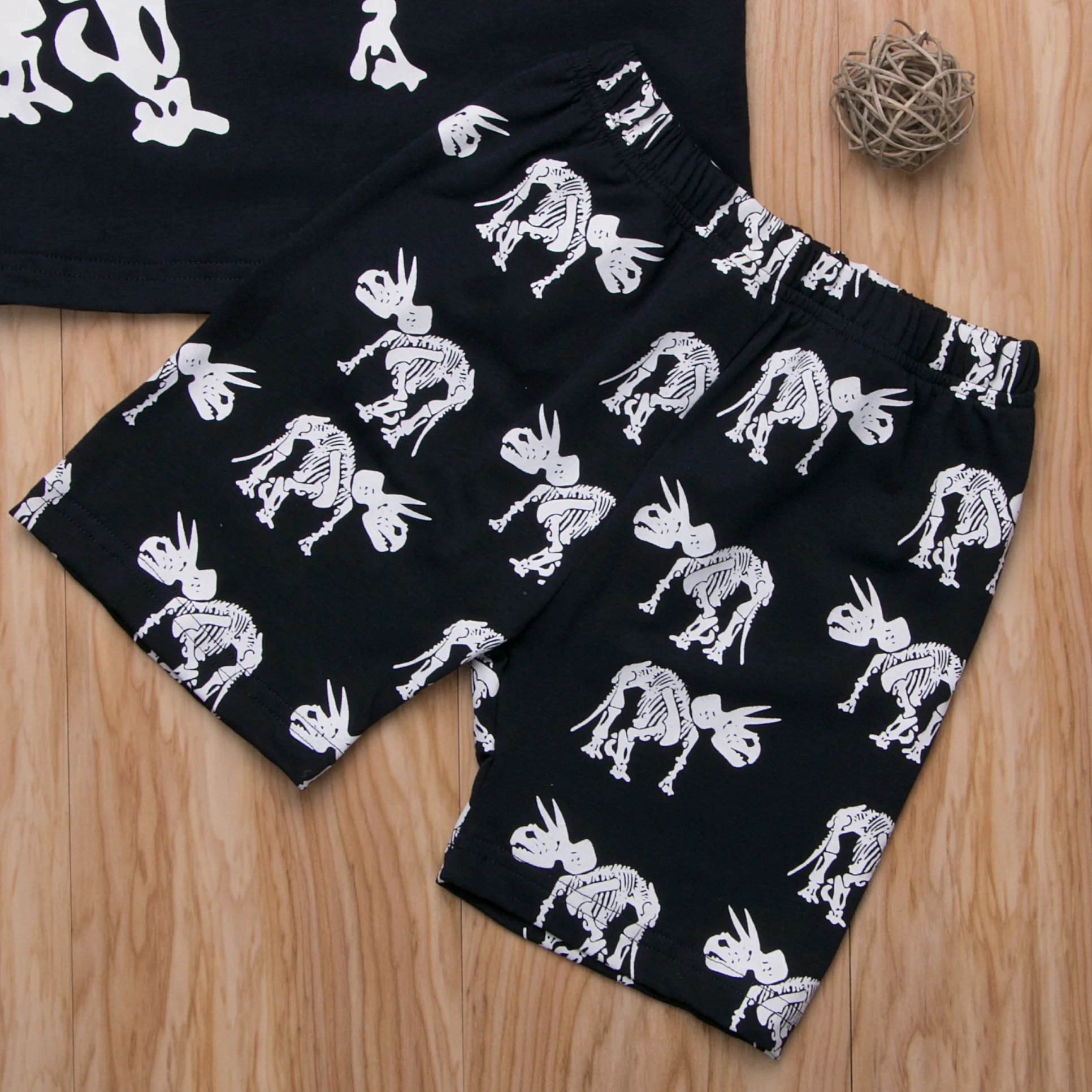 

2-7Years Kid Baby Boys Dinosaur T-Shirt Tops+ Pants Kids Clothes Outfit Set 2PCS